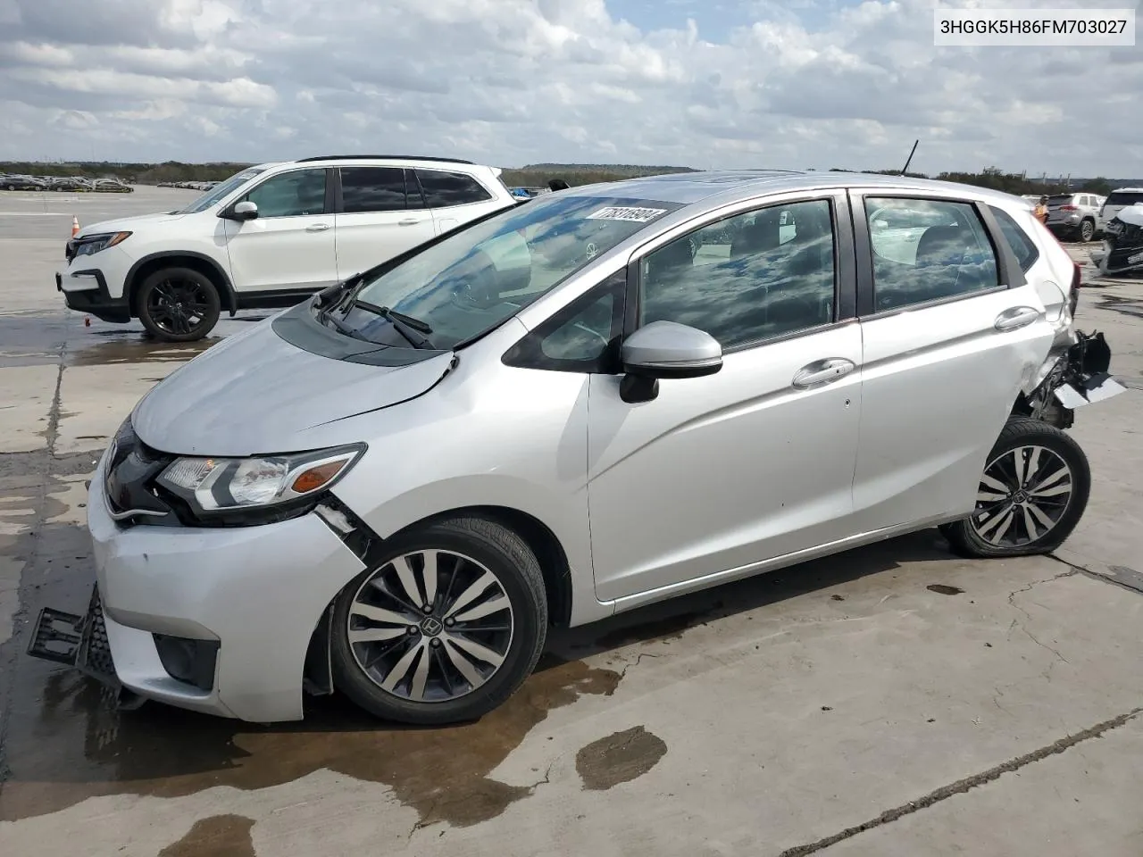 2015 Honda Fit Ex VIN: 3HGGK5H86FM703027 Lot: 78316904