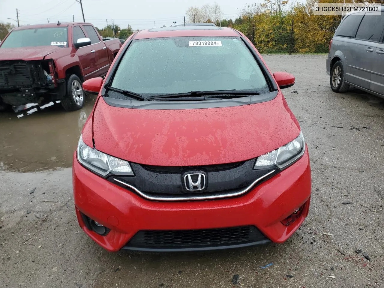 2015 Honda Fit Ex VIN: 3HGGK5H82FM721802 Lot: 78319004