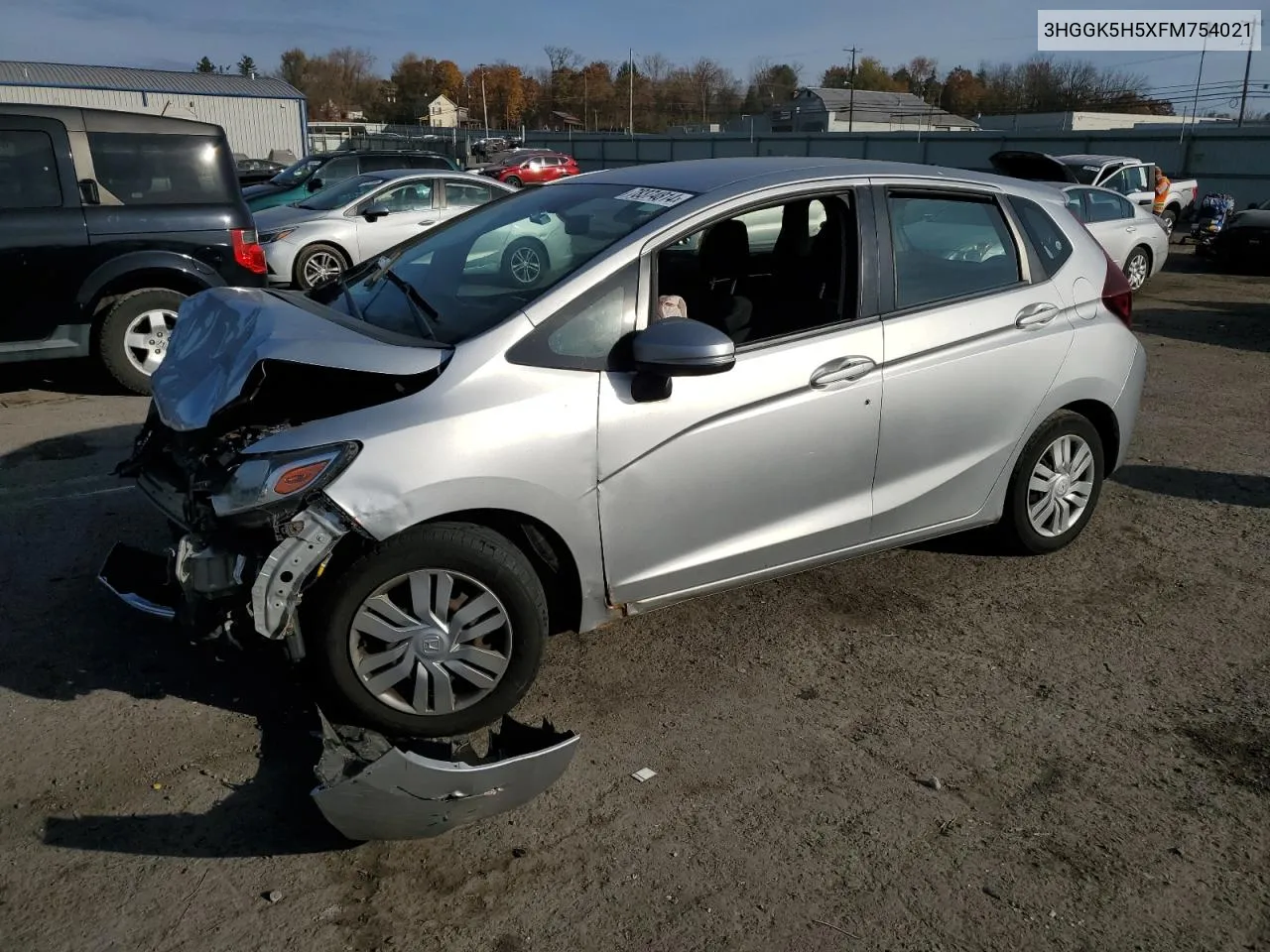 2015 Honda Fit Lx VIN: 3HGGK5H5XFM754021 Lot: 78374814