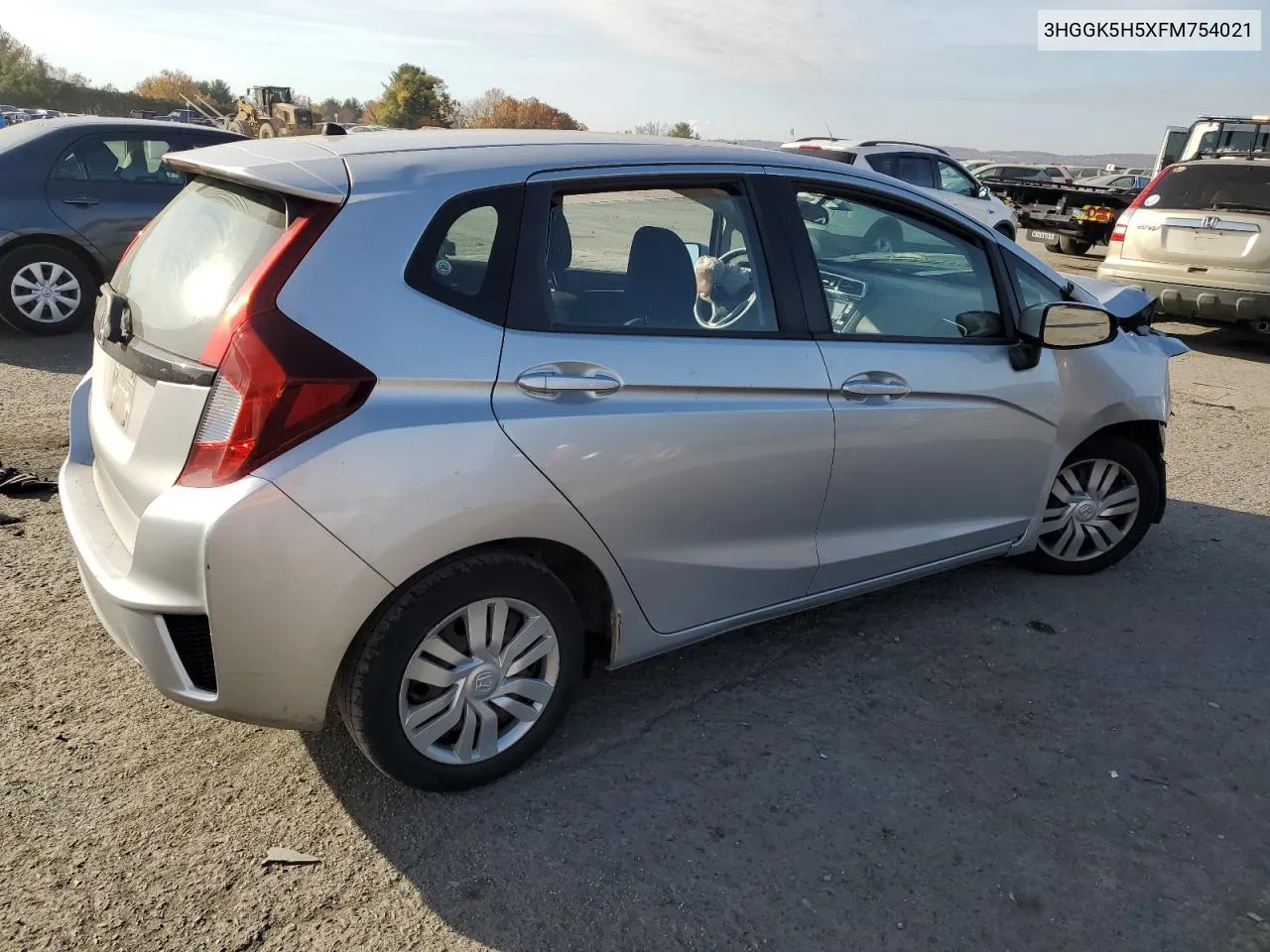 2015 Honda Fit Lx VIN: 3HGGK5H5XFM754021 Lot: 78374814