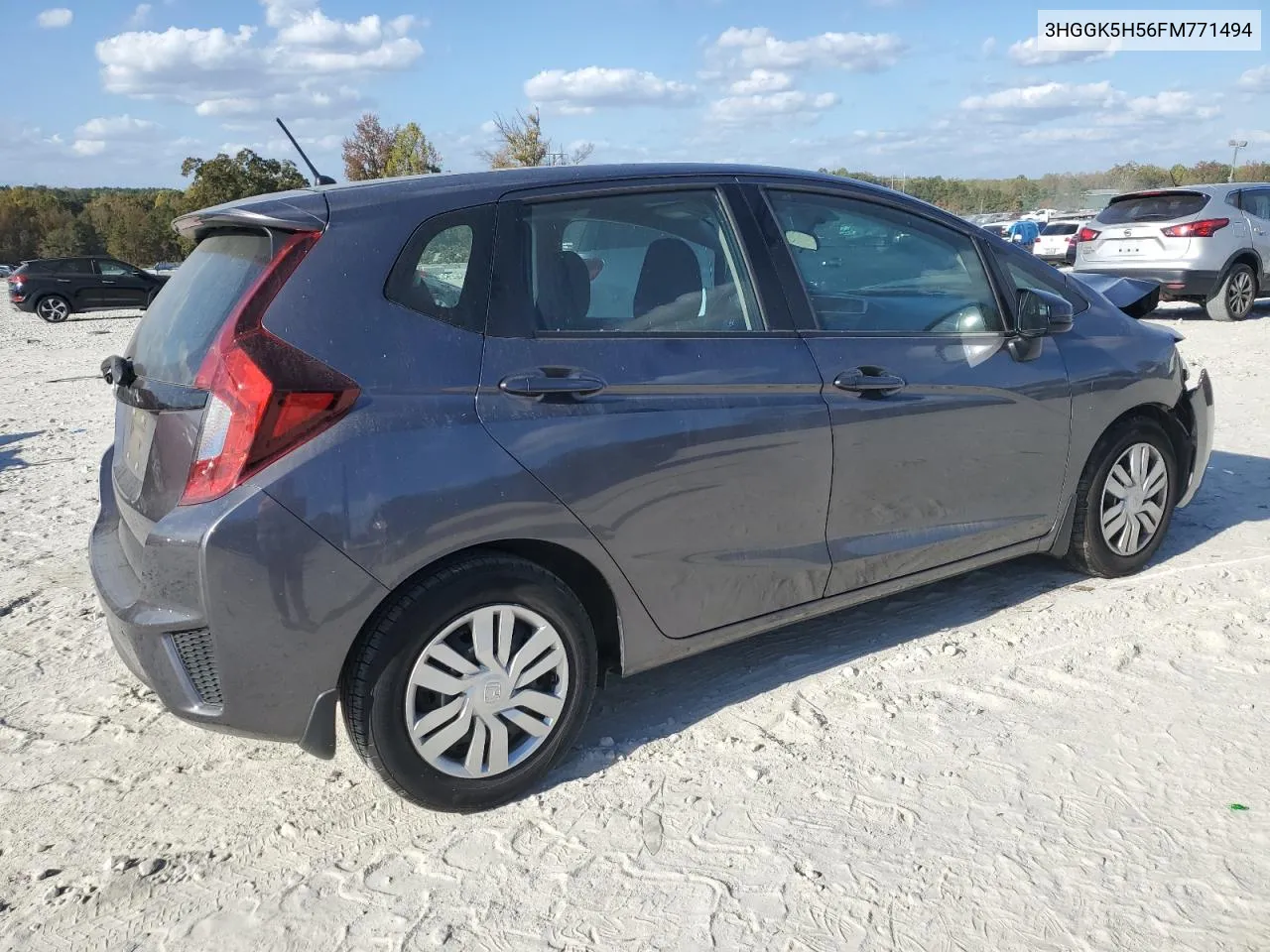 2015 Honda Fit Lx VIN: 3HGGK5H56FM771494 Lot: 78466514