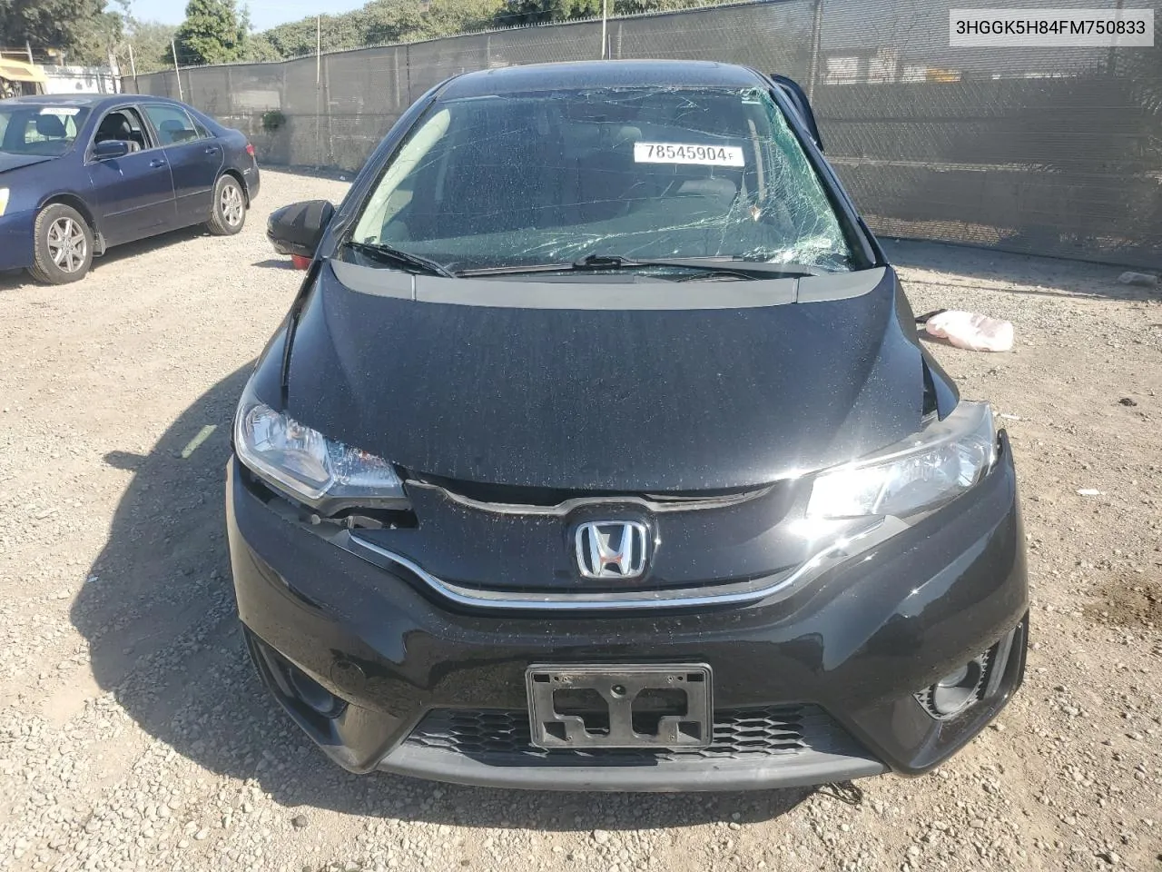 2015 Honda Fit Ex VIN: 3HGGK5H84FM750833 Lot: 78545904