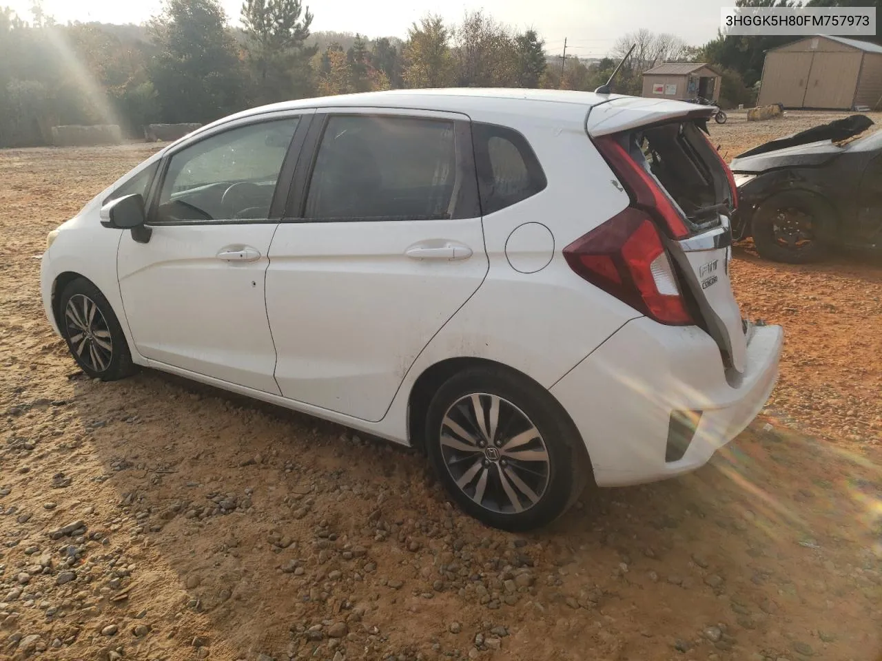 2015 Honda Fit Ex VIN: 3HGGK5H80FM757973 Lot: 78696594