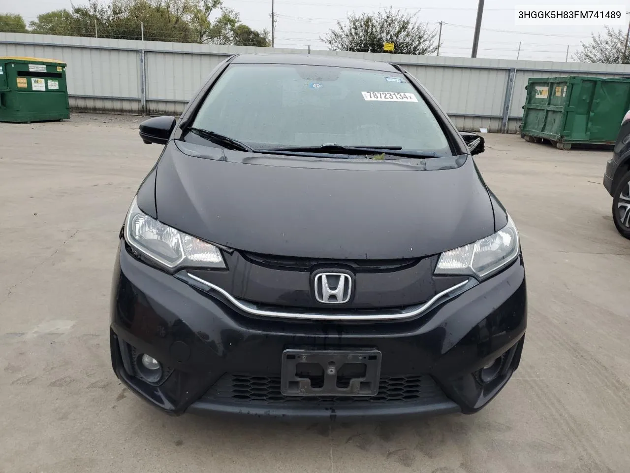 2015 Honda Fit Ex VIN: 3HGGK5H83FM741489 Lot: 78723134