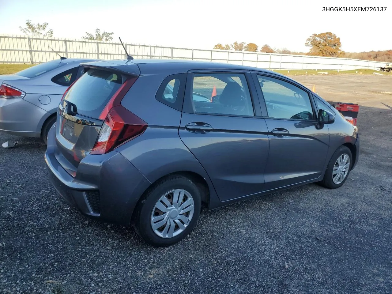 2015 Honda Fit Lx VIN: 3HGGK5H5XFM726137 Lot: 78782804