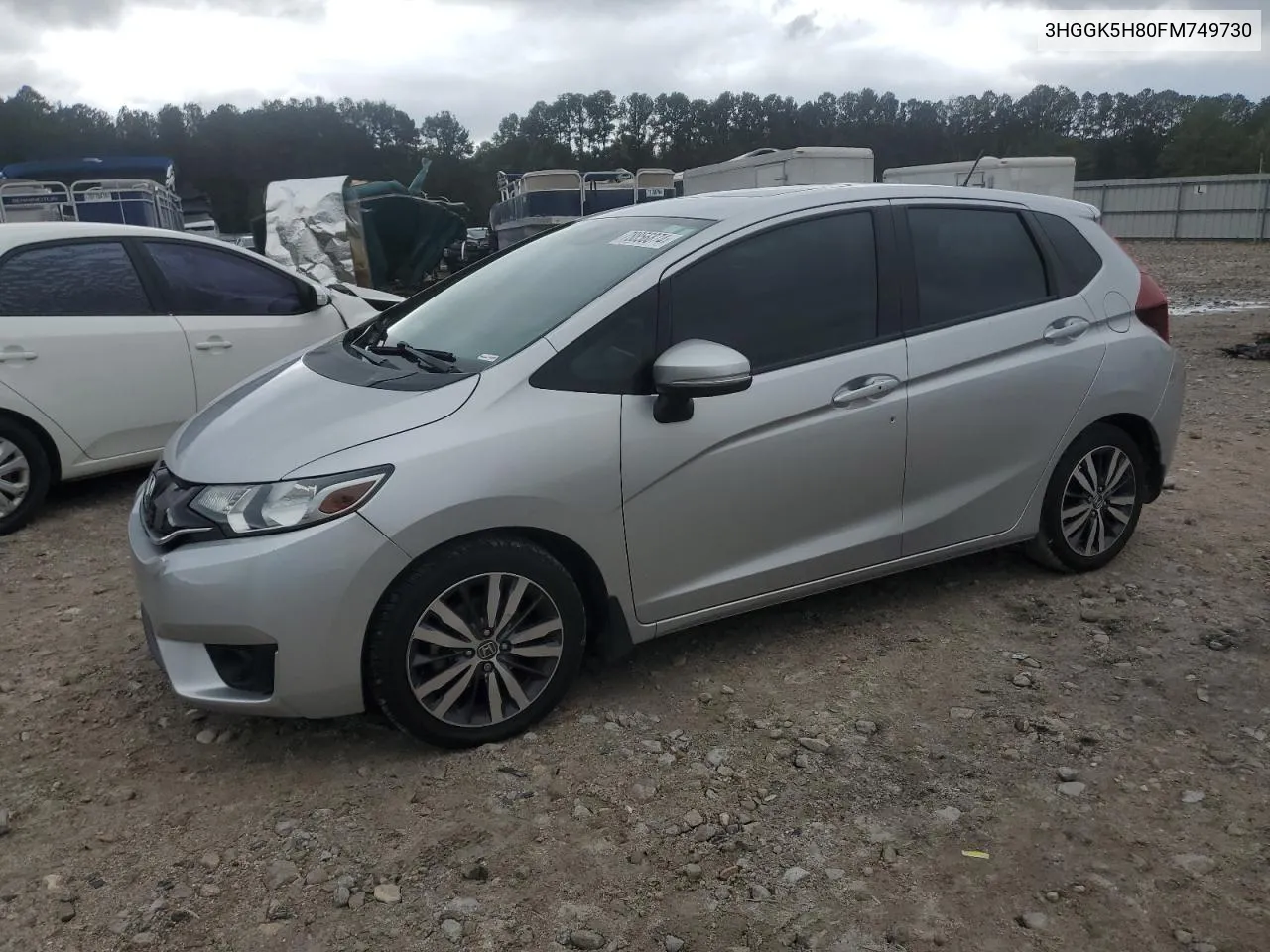 2015 Honda Fit Ex VIN: 3HGGK5H80FM749730 Lot: 78856874