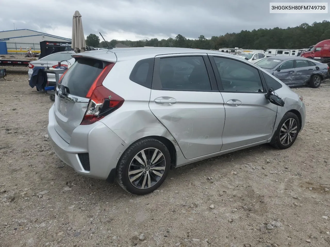 2015 Honda Fit Ex VIN: 3HGGK5H80FM749730 Lot: 78856874