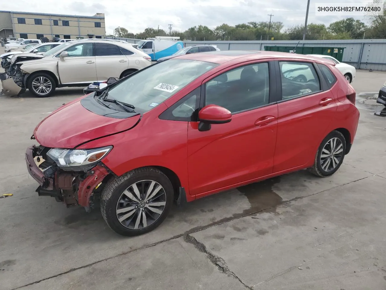 2015 Honda Fit Ex VIN: 3HGGK5H82FM762480 Lot: 79028454