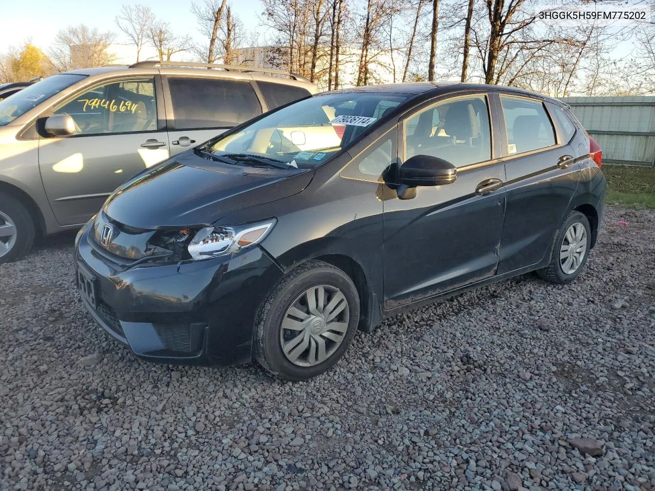 2015 Honda Fit Lx VIN: 3HGGK5H59FM775202 Lot: 79036114