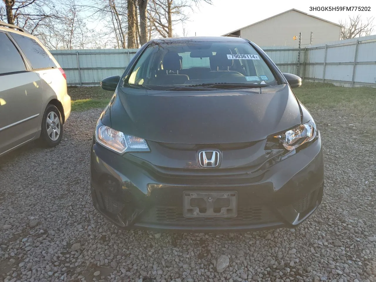 2015 Honda Fit Lx VIN: 3HGGK5H59FM775202 Lot: 79036114