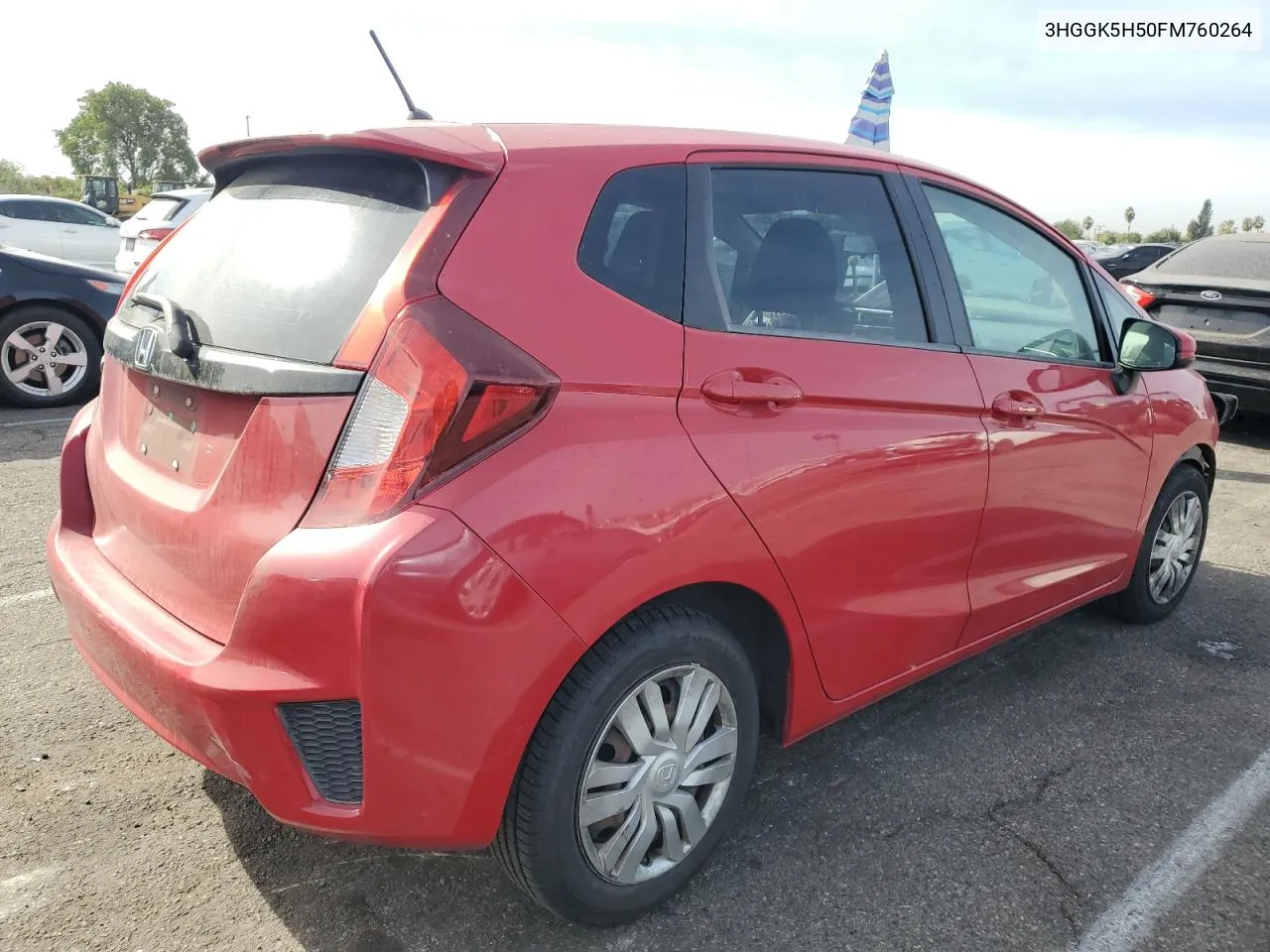 2015 Honda Fit Lx VIN: 3HGGK5H50FM760264 Lot: 79321804