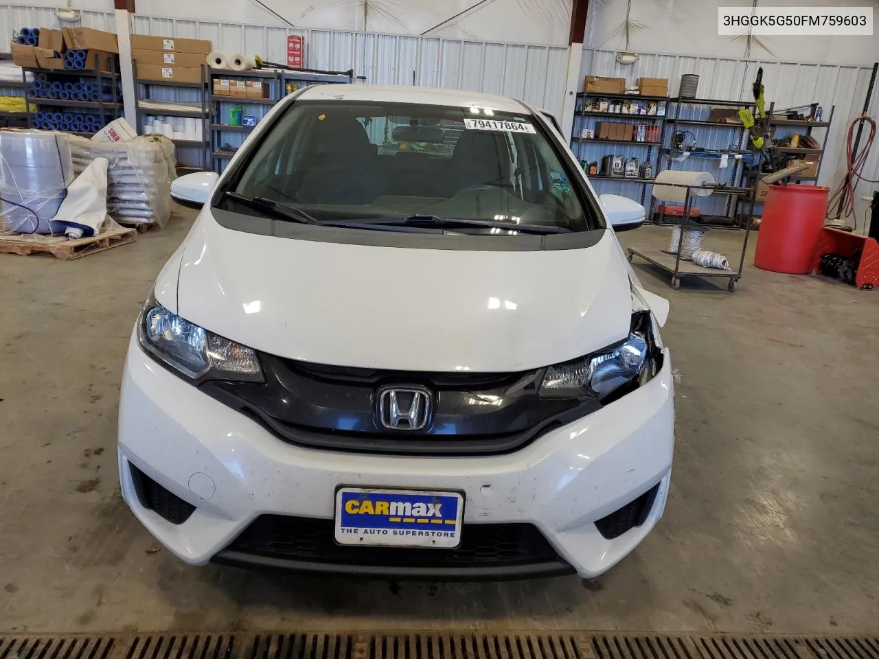 2015 Honda Fit Lx VIN: 3HGGK5G50FM759603 Lot: 79417864