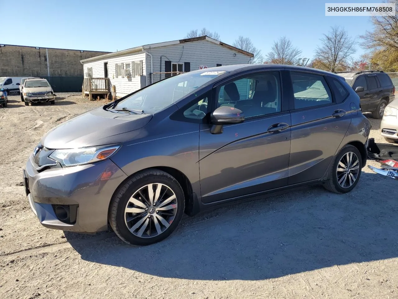 2015 Honda Fit Ex VIN: 3HGGK5H86FM768508 Lot: 79701754