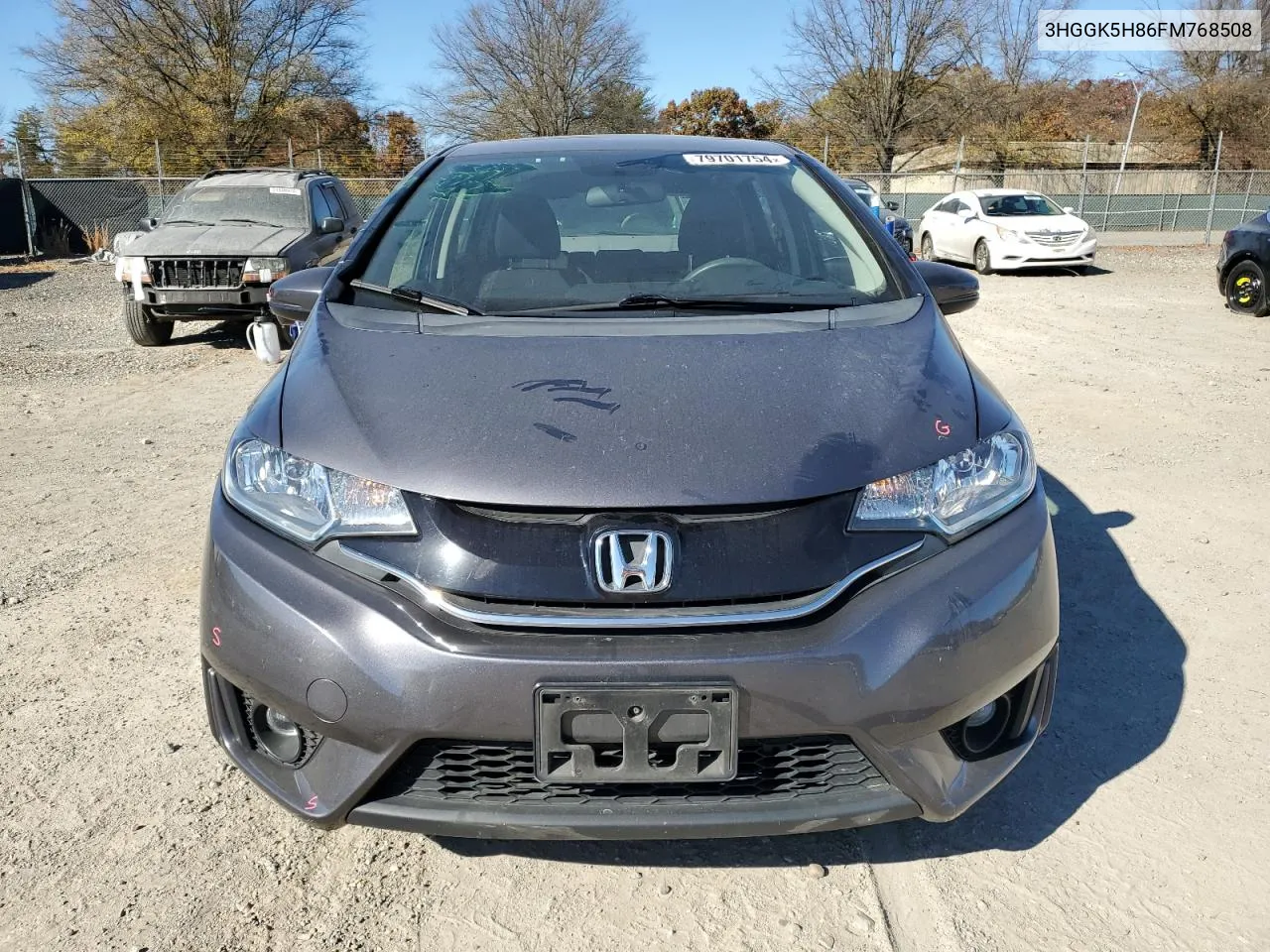 2015 Honda Fit Ex VIN: 3HGGK5H86FM768508 Lot: 79701754