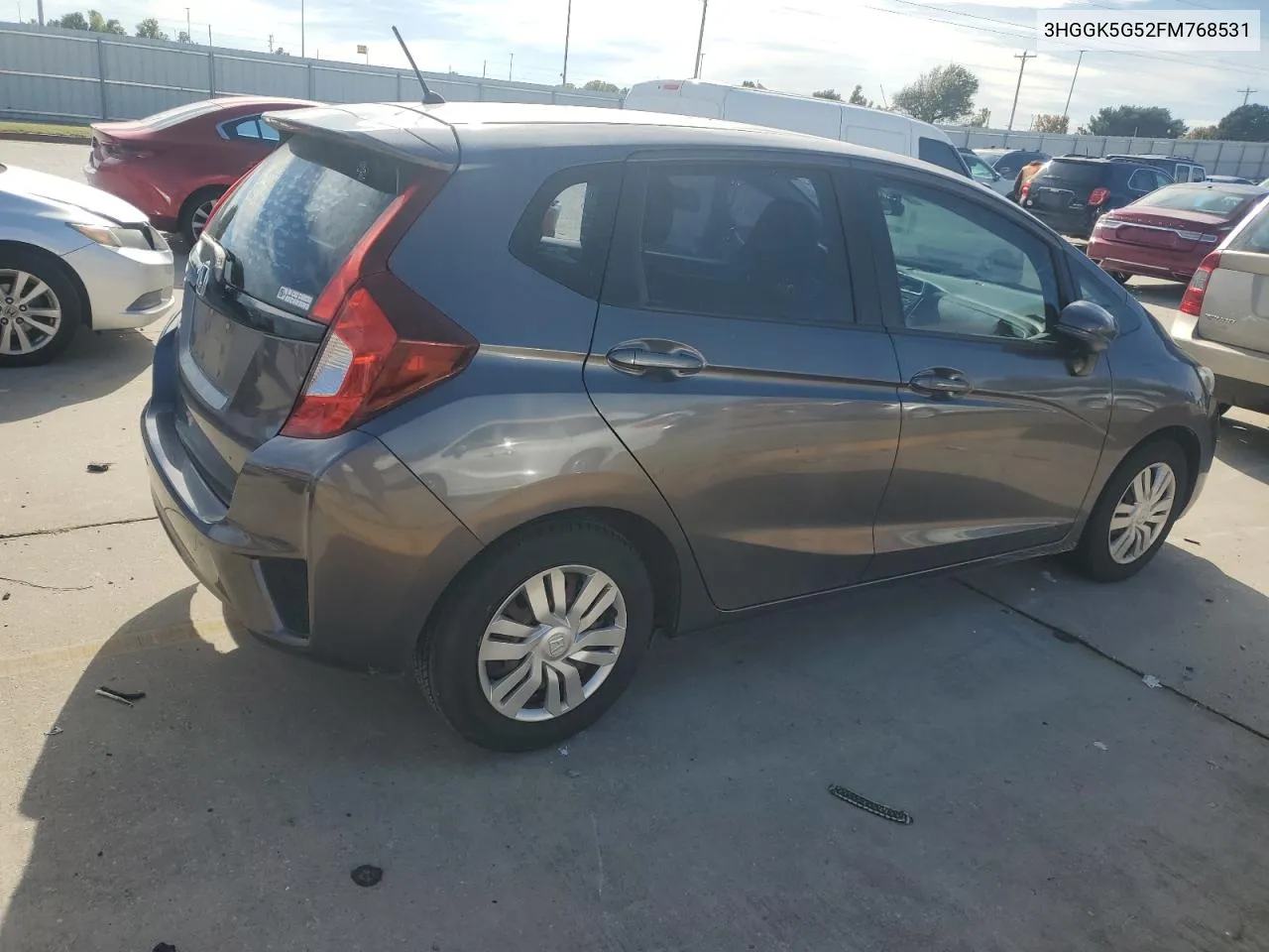 2015 Honda Fit Lx VIN: 3HGGK5G52FM768531 Lot: 79827624