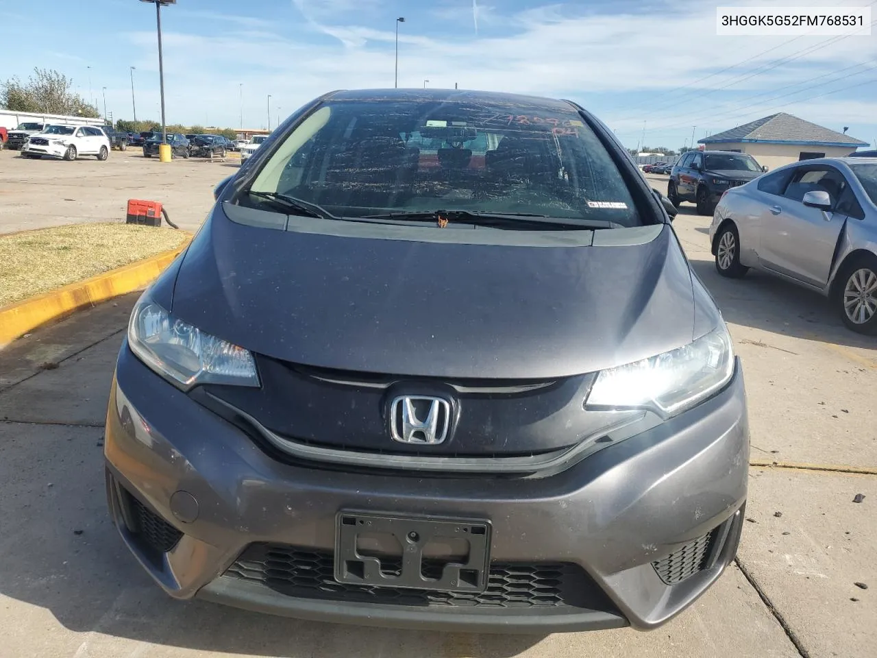 2015 Honda Fit Lx VIN: 3HGGK5G52FM768531 Lot: 79827624