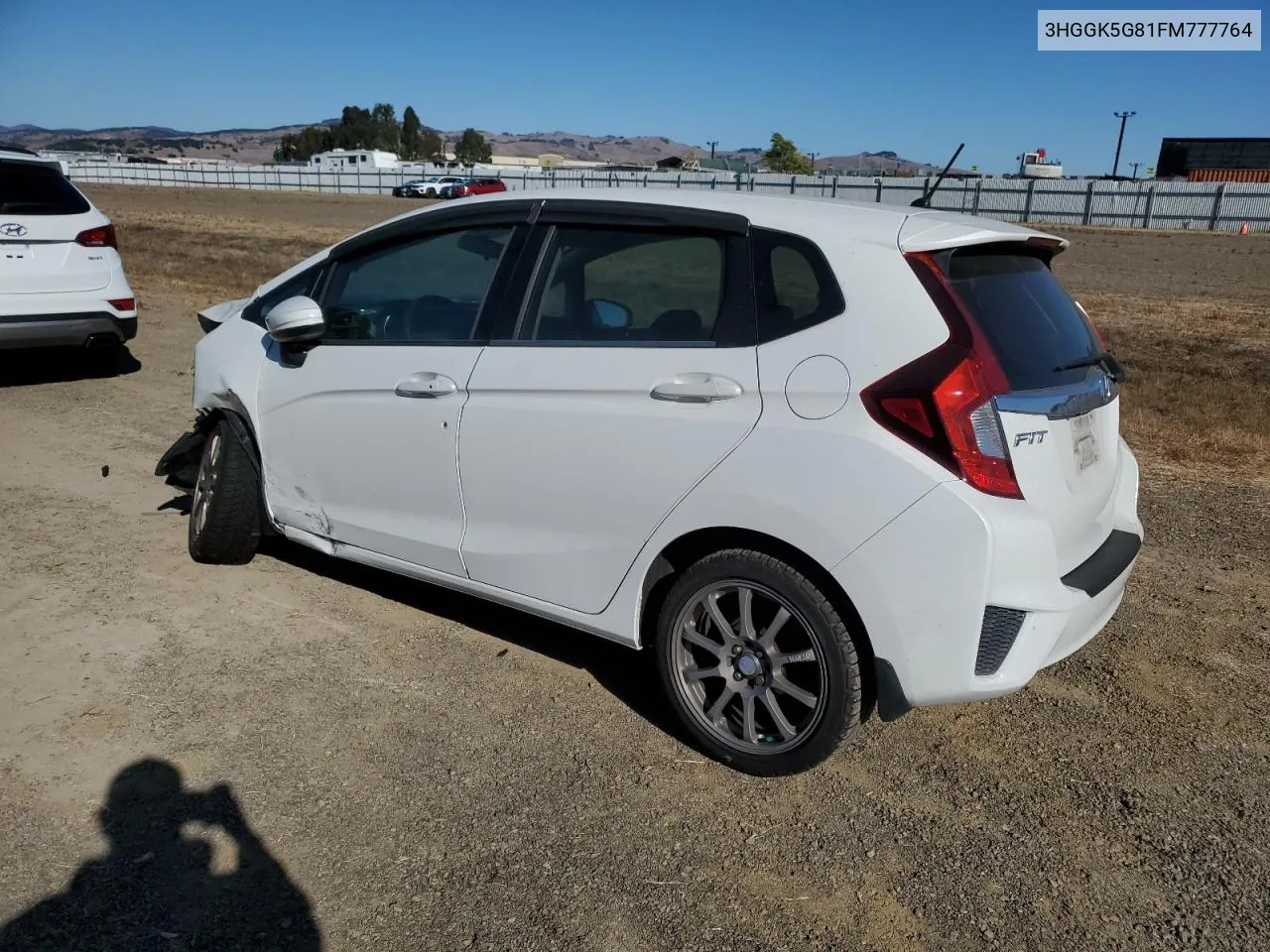 2015 Honda Fit Ex VIN: 3HGGK5G81FM777764 Lot: 79951524