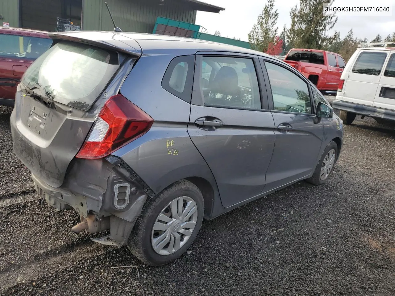 2015 Honda Fit Lx VIN: 3HGGK5H50FM716040 Lot: 79974074