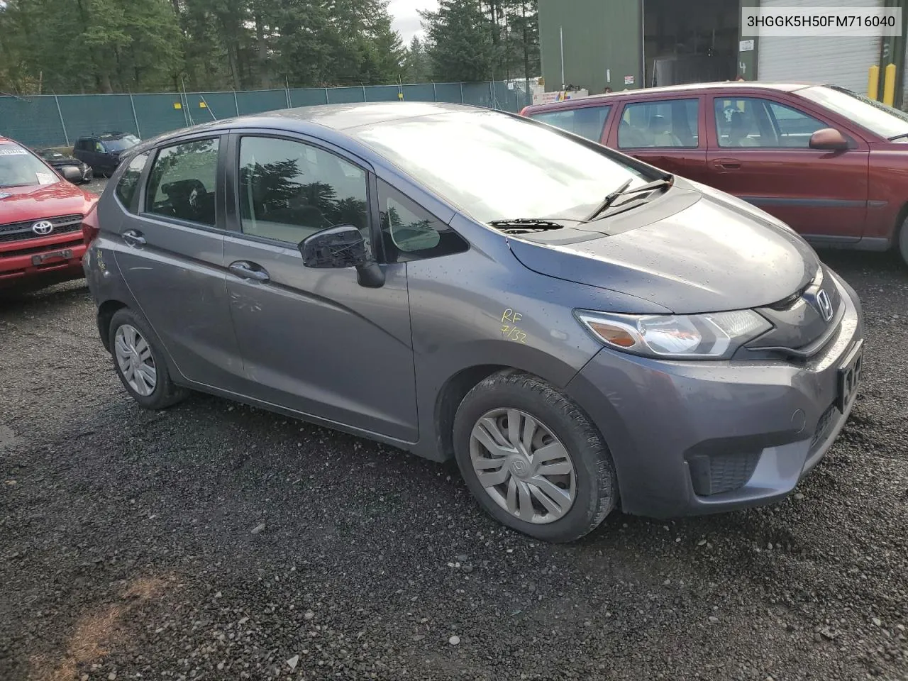 2015 Honda Fit Lx VIN: 3HGGK5H50FM716040 Lot: 79974074