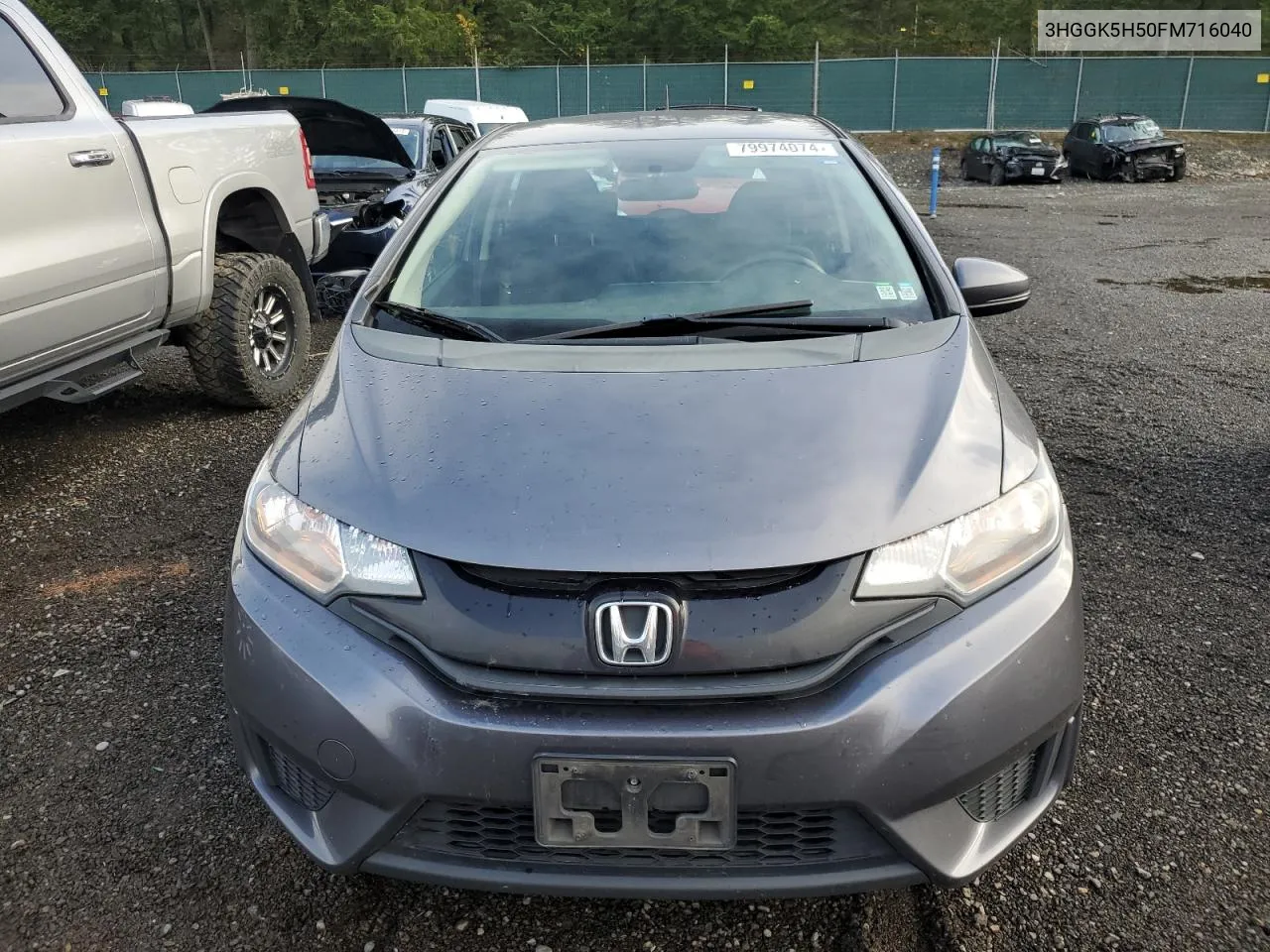 2015 Honda Fit Lx VIN: 3HGGK5H50FM716040 Lot: 79974074