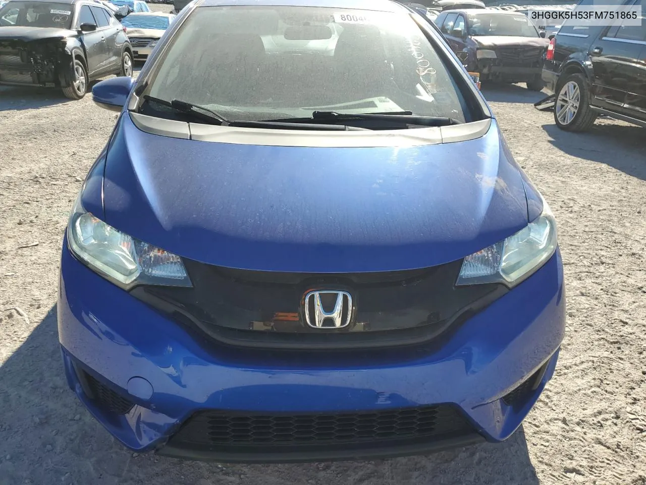 2015 Honda Fit Lx VIN: 3HGGK5H53FM751865 Lot: 80046304