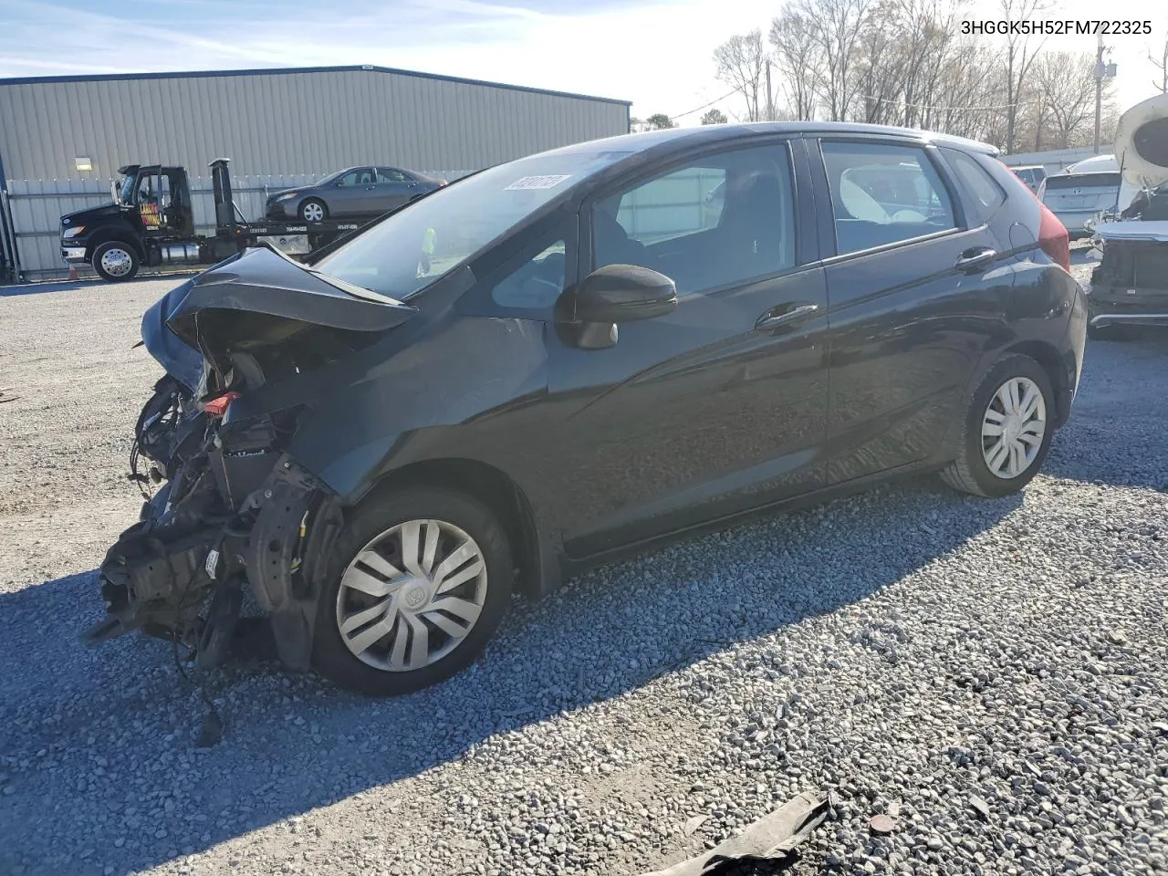 2015 Honda Fit Lx VIN: 3HGGK5H52FM722325 Lot: 80241713