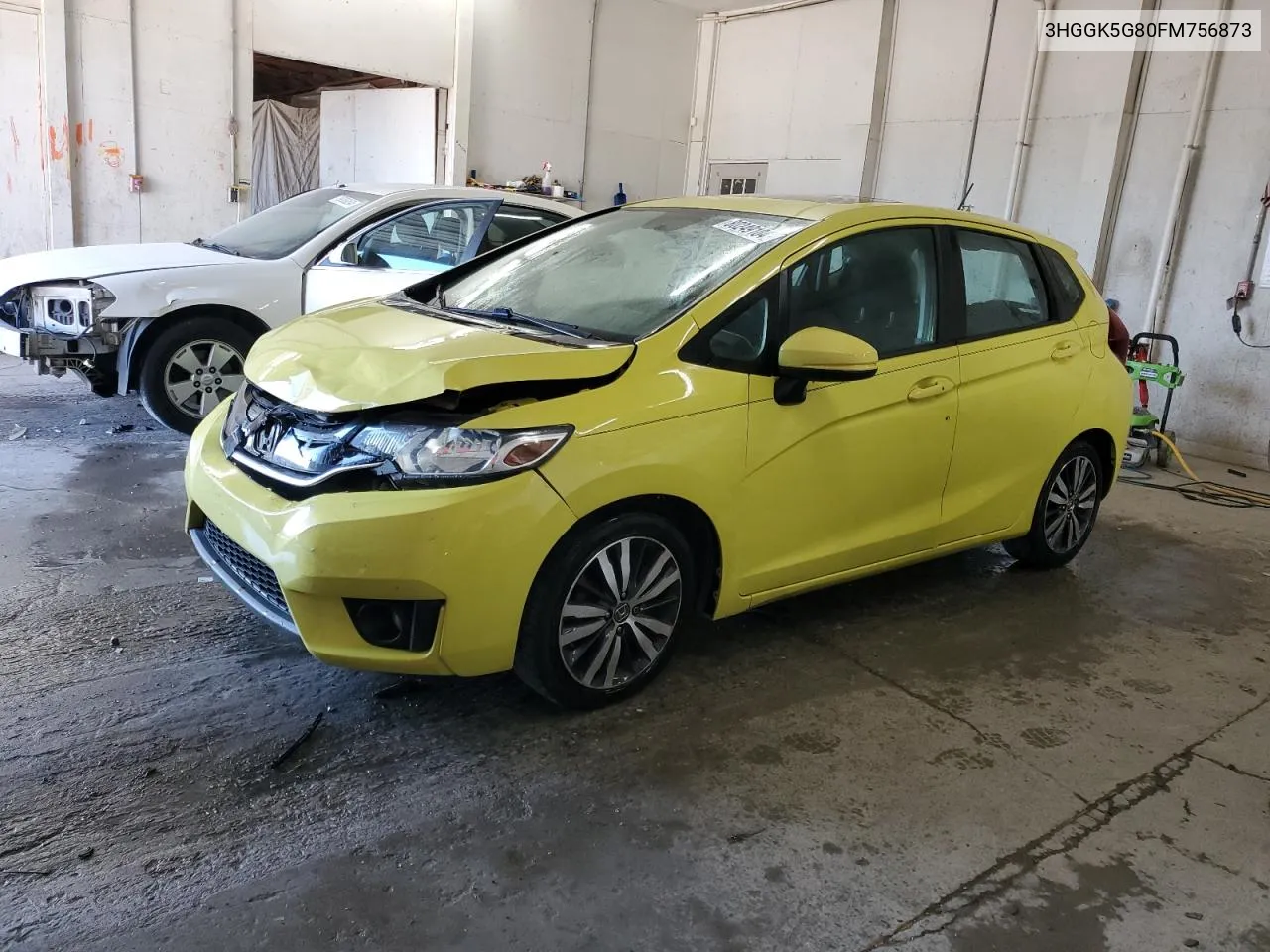 2015 Honda Fit Ex VIN: 3HGGK5G80FM756873 Lot: 80249104