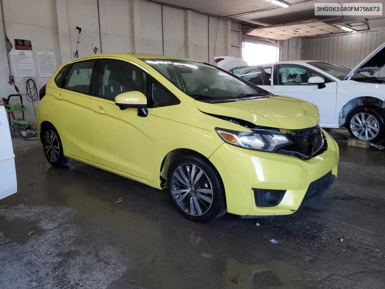 2015 Honda Fit Ex VIN: 3HGGK5G80FM756873 Lot: 80249104