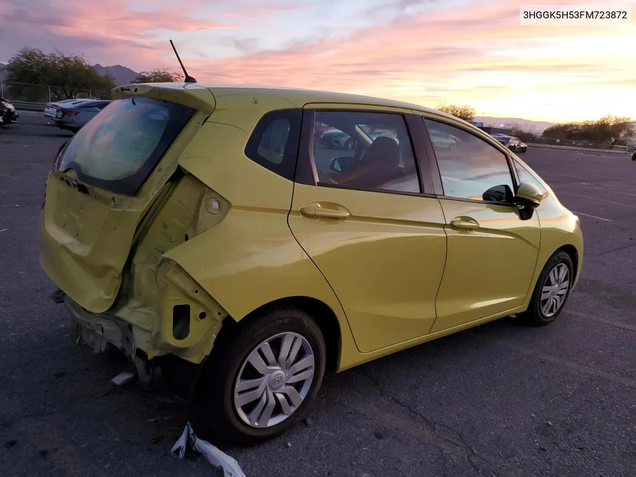 2015 Honda Fit Lx VIN: 3HGGK5H53FM723872 Lot: 80287904