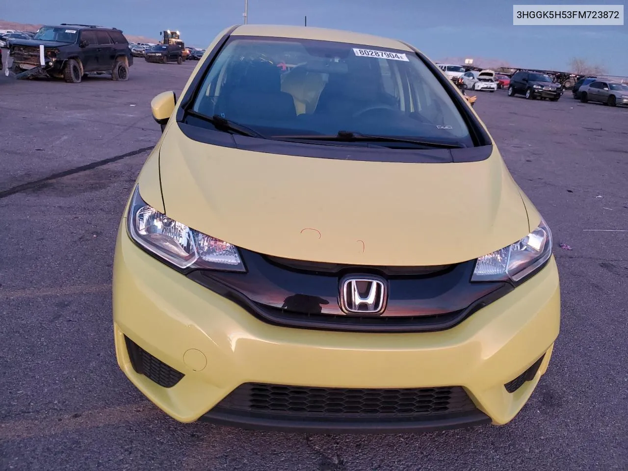 2015 Honda Fit Lx VIN: 3HGGK5H53FM723872 Lot: 80287904