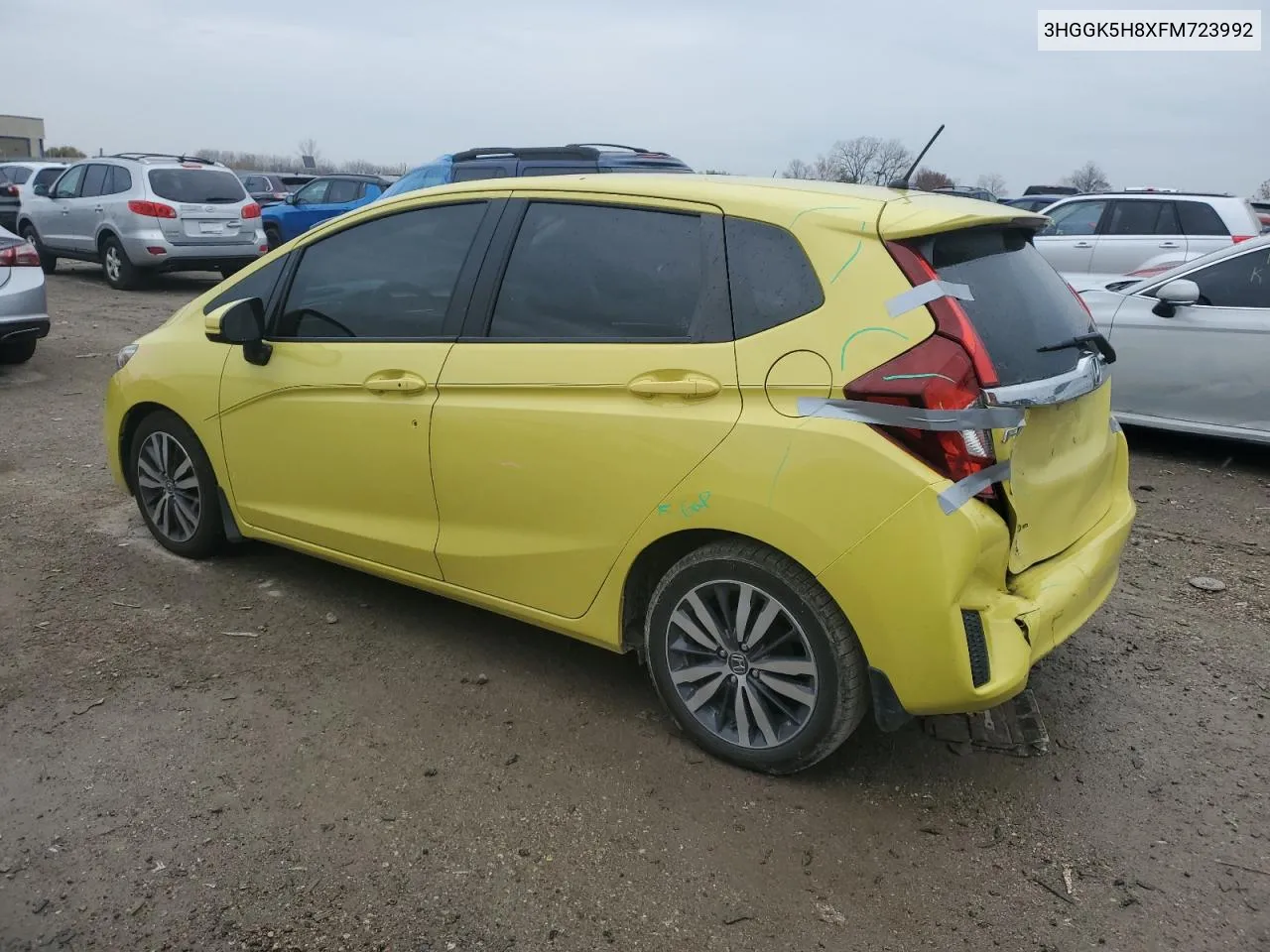 2015 Honda Fit Ex VIN: 3HGGK5H8XFM723992 Lot: 80430824