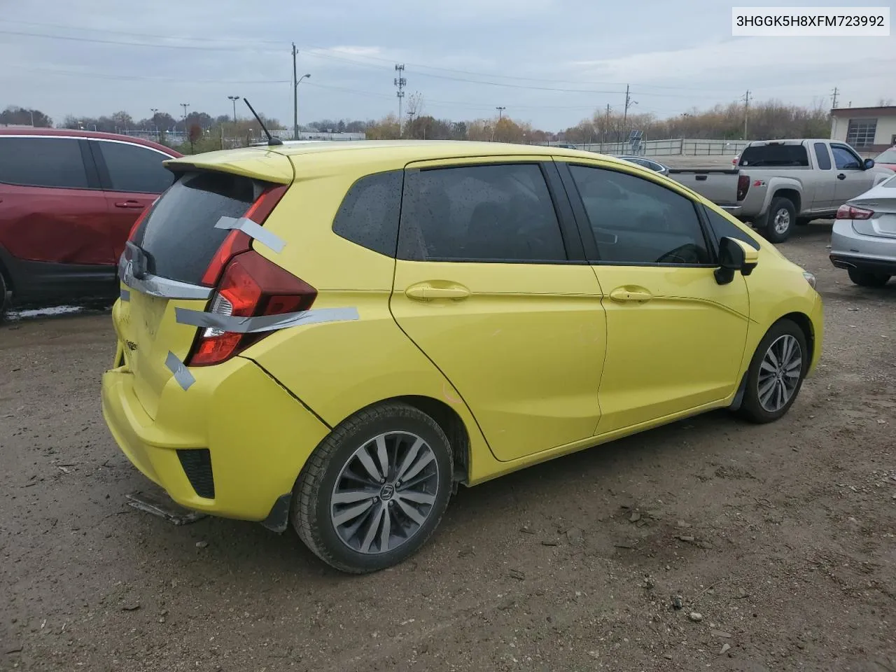 2015 Honda Fit Ex VIN: 3HGGK5H8XFM723992 Lot: 80430824