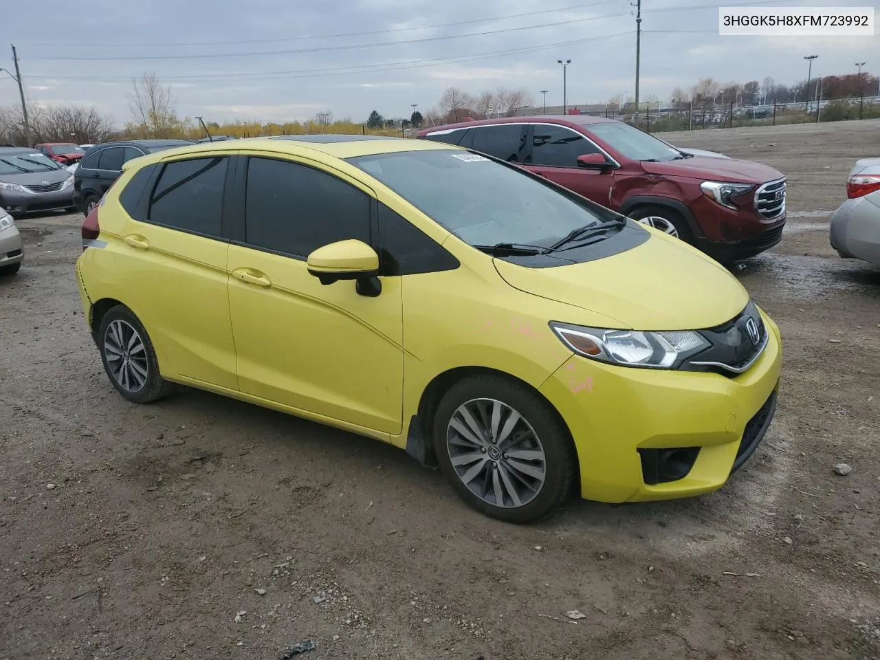 2015 Honda Fit Ex VIN: 3HGGK5H8XFM723992 Lot: 80430824