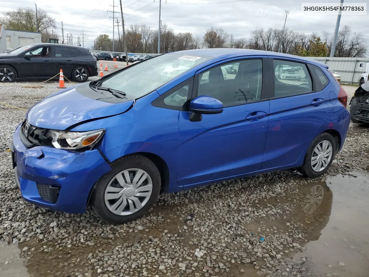 2015 Honda Fit Lx VIN: 3HGGK5H54FM778363 Lot: 80446574