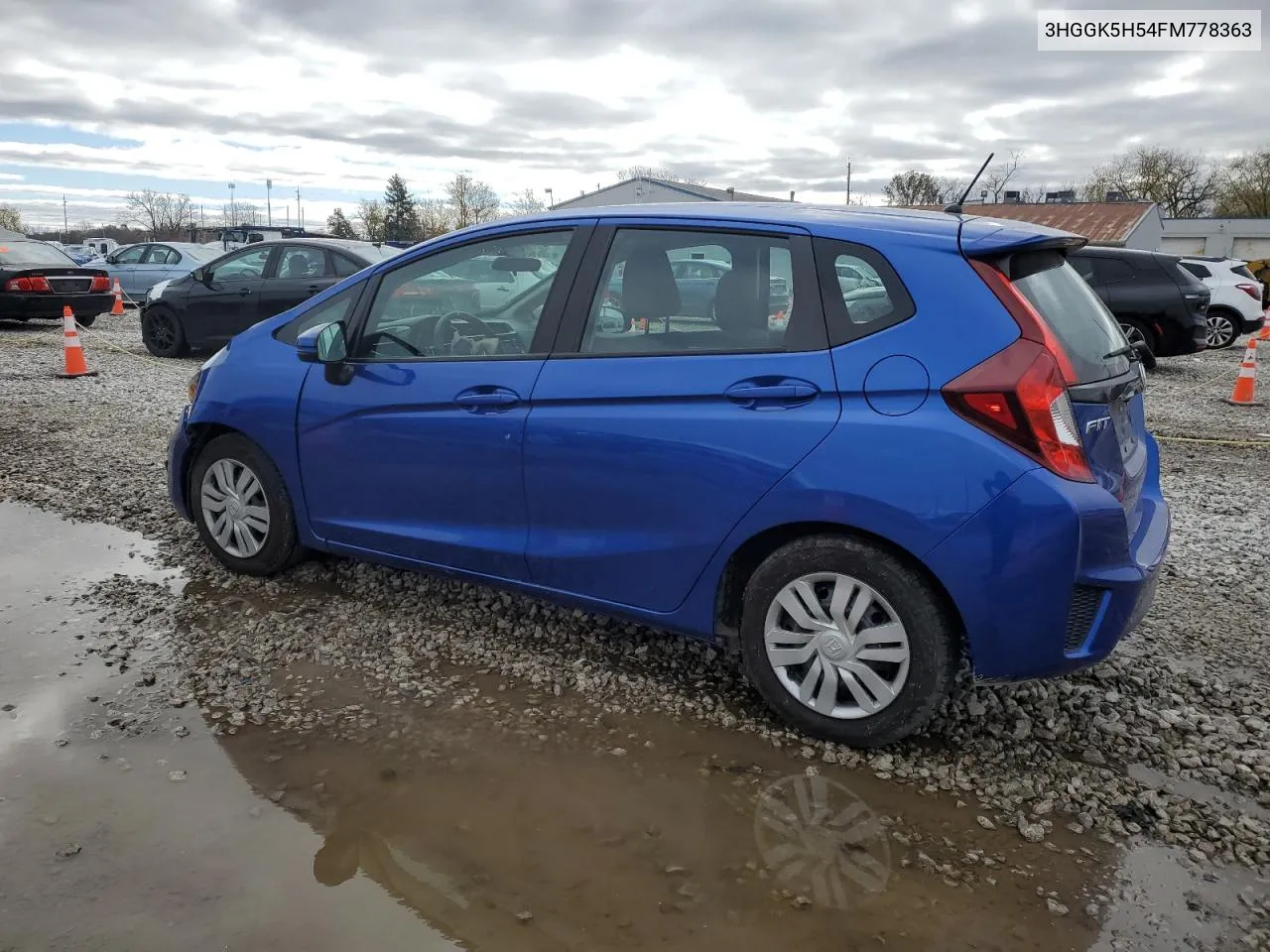 2015 Honda Fit Lx VIN: 3HGGK5H54FM778363 Lot: 80446574