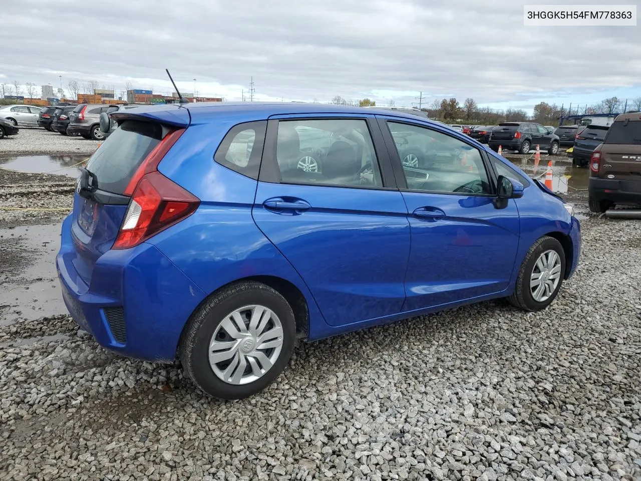 2015 Honda Fit Lx VIN: 3HGGK5H54FM778363 Lot: 80446574