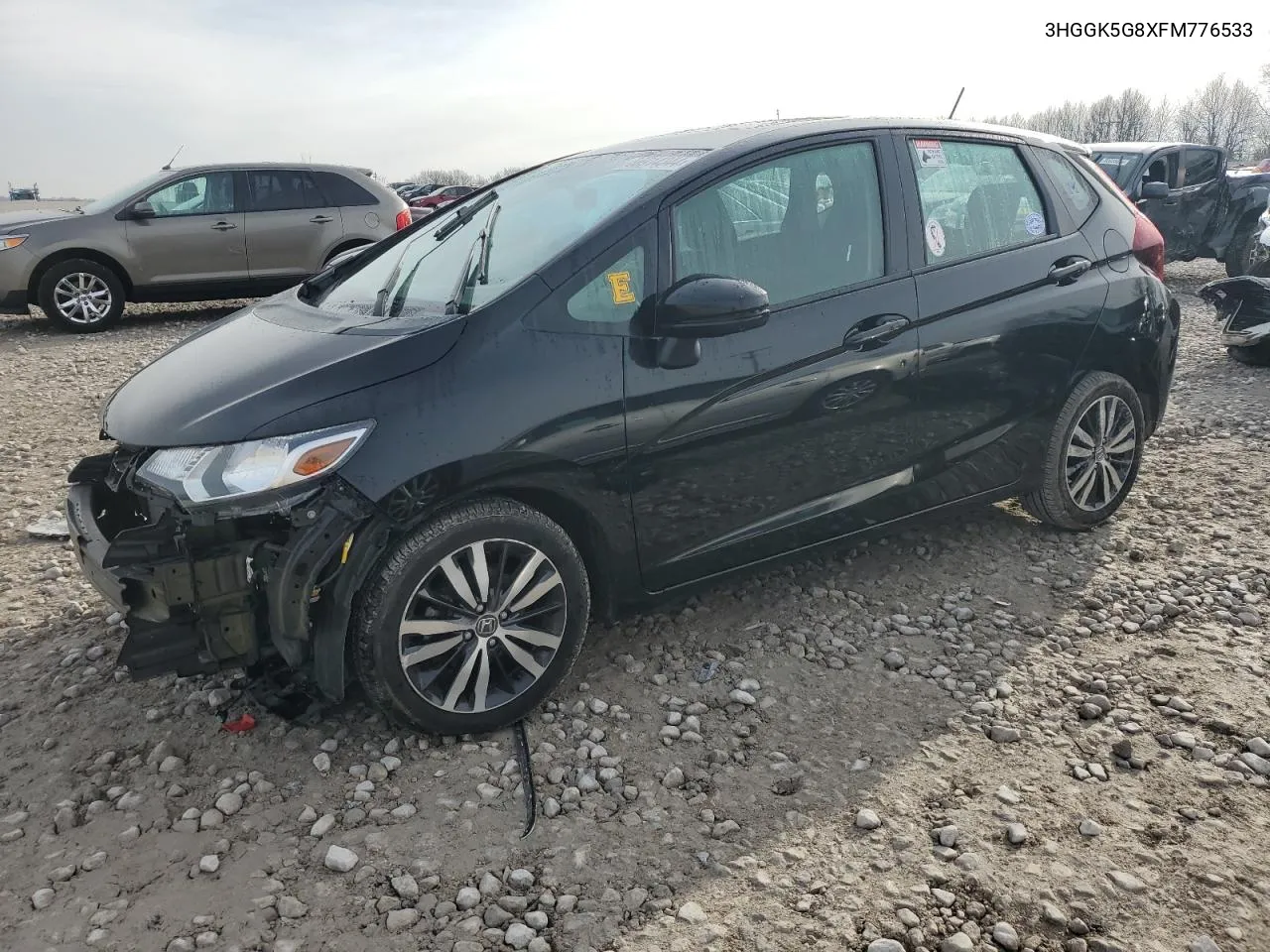 2015 Honda Fit Ex VIN: 3HGGK5G8XFM776533 Lot: 80914344