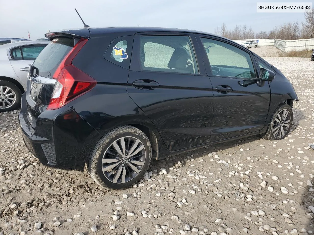 2015 Honda Fit Ex VIN: 3HGGK5G8XFM776533 Lot: 80914344