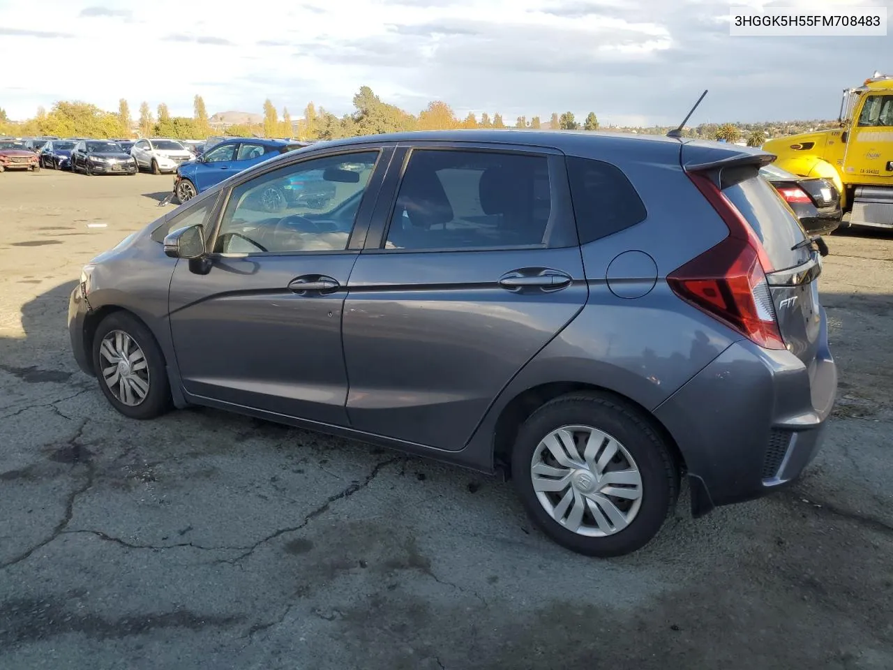 2015 Honda Fit Lx VIN: 3HGGK5H55FM708483 Lot: 80916994