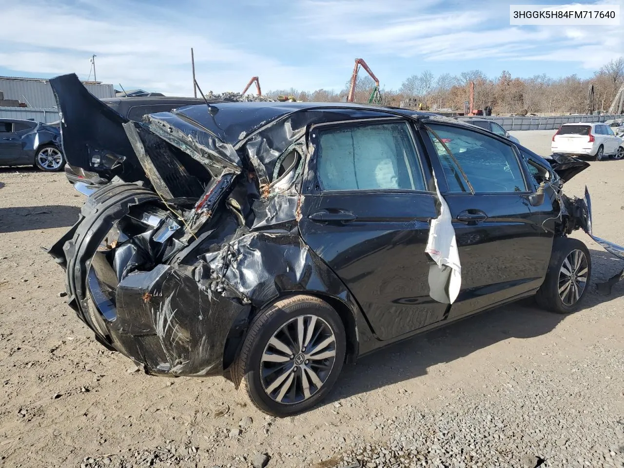 2015 Honda Fit Ex VIN: 3HGGK5H84FM717640 Lot: 81137414