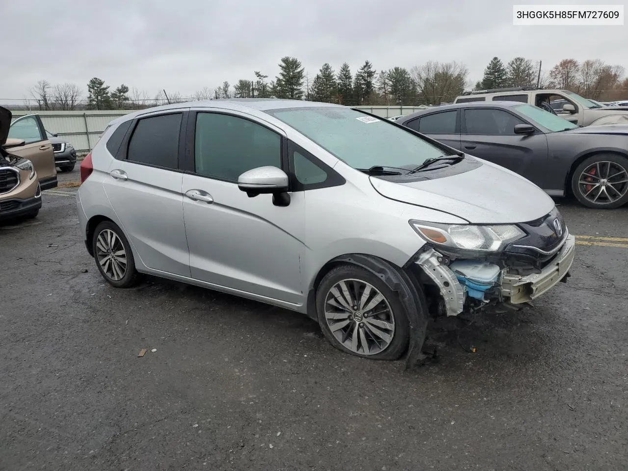 2015 Honda Fit Ex VIN: 3HGGK5H85FM727609 Lot: 81146314