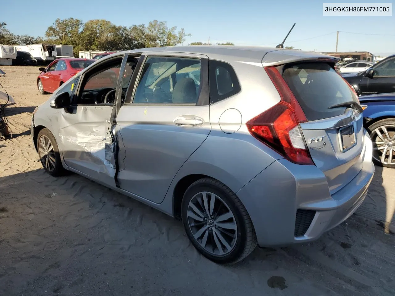 2015 Honda Fit Ex VIN: 3HGGK5H86FM771005 Lot: 81155234