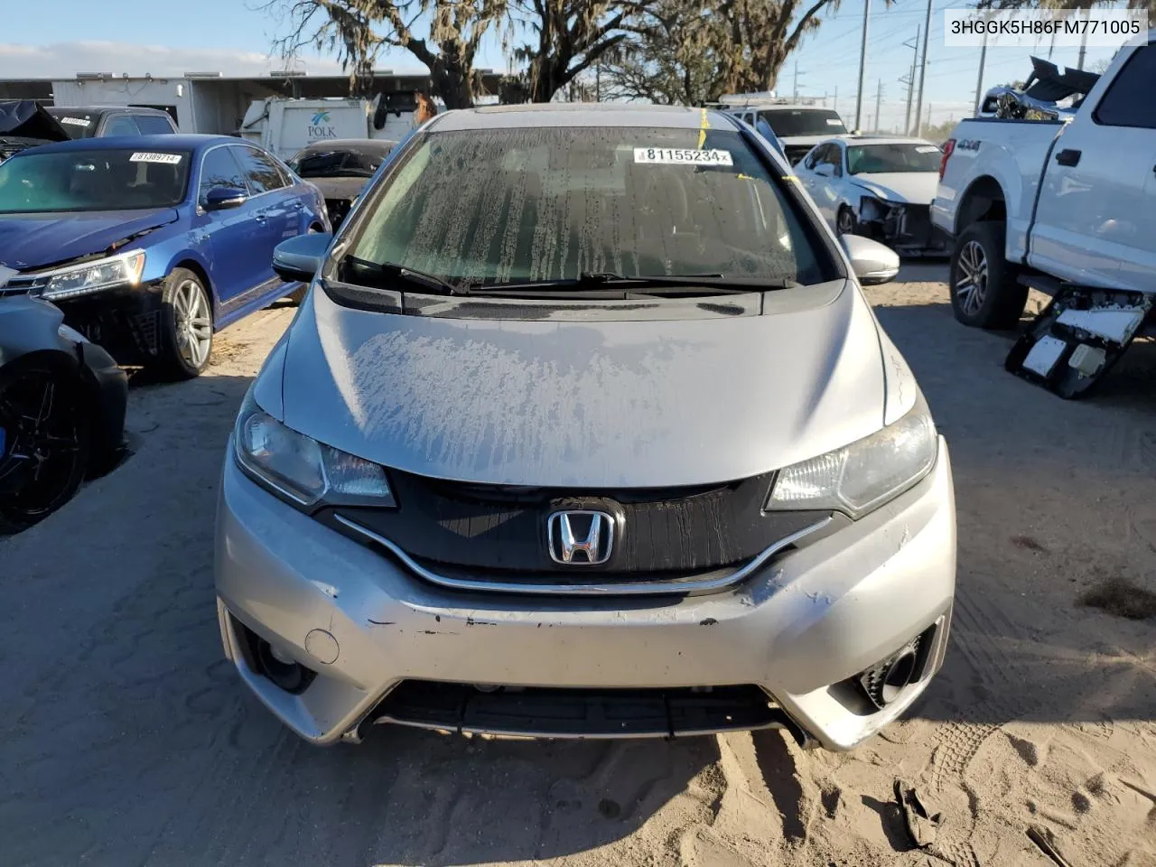 2015 Honda Fit Ex VIN: 3HGGK5H86FM771005 Lot: 81155234