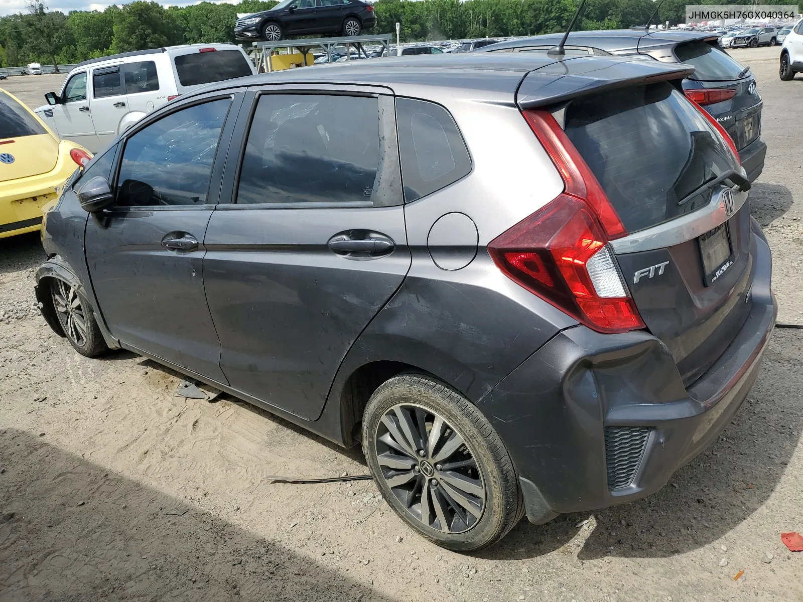 2016 Honda Fit Ex VIN: JHMGK5H76GX040364 Lot: 58767974