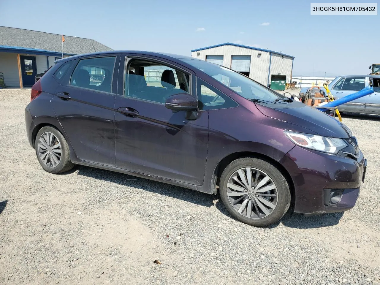 2016 Honda Fit Ex VIN: 3HGGK5H81GM705432 Lot: 63099994