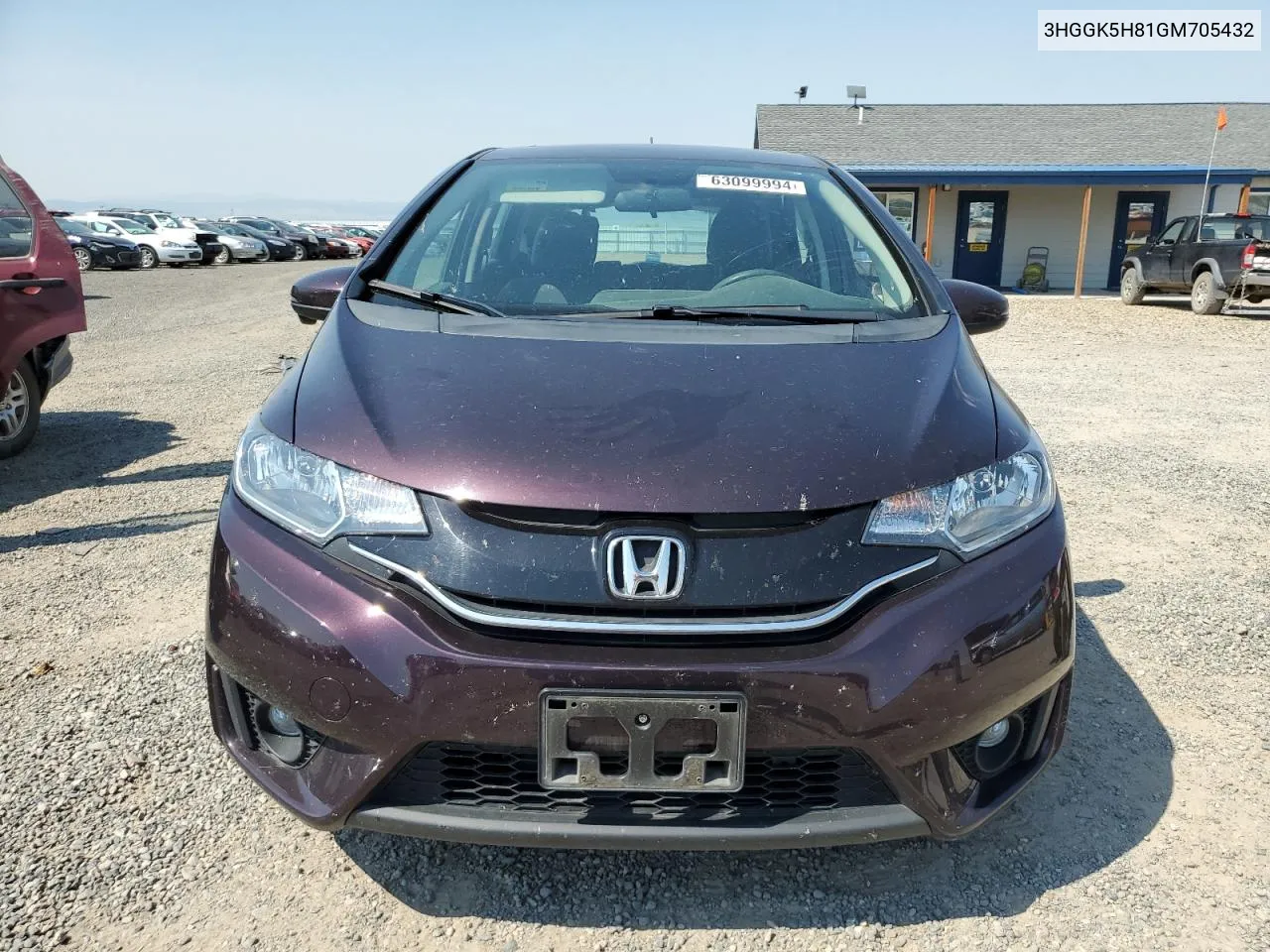 2016 Honda Fit Ex VIN: 3HGGK5H81GM705432 Lot: 63099994