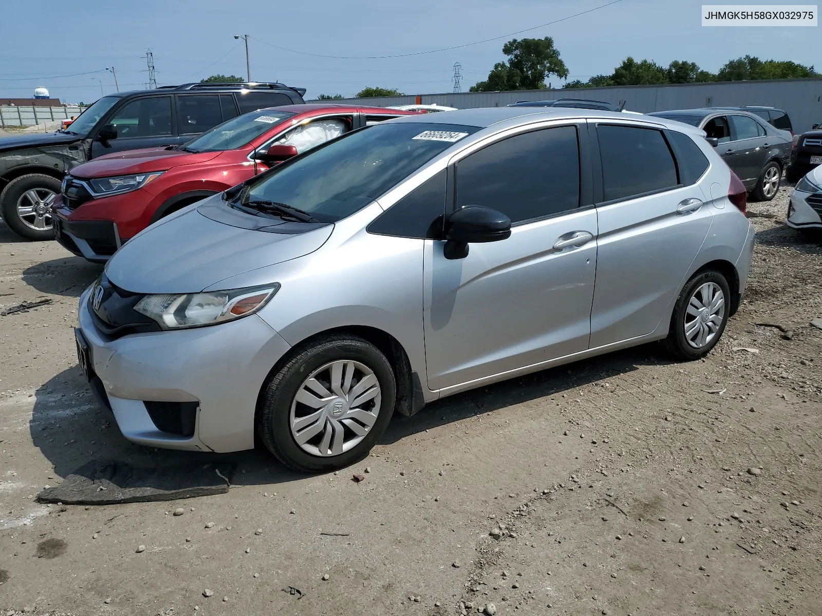 2016 Honda Fit Lx VIN: JHMGK5H58GX032975 Lot: 66609264