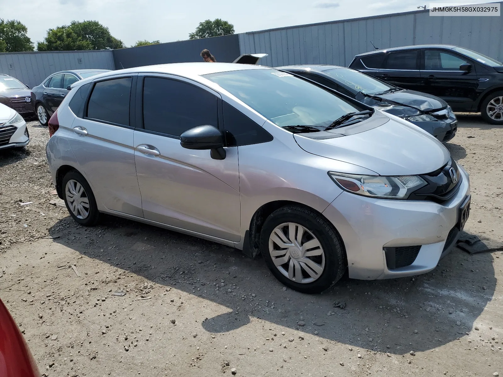 2016 Honda Fit Lx VIN: JHMGK5H58GX032975 Lot: 66609264