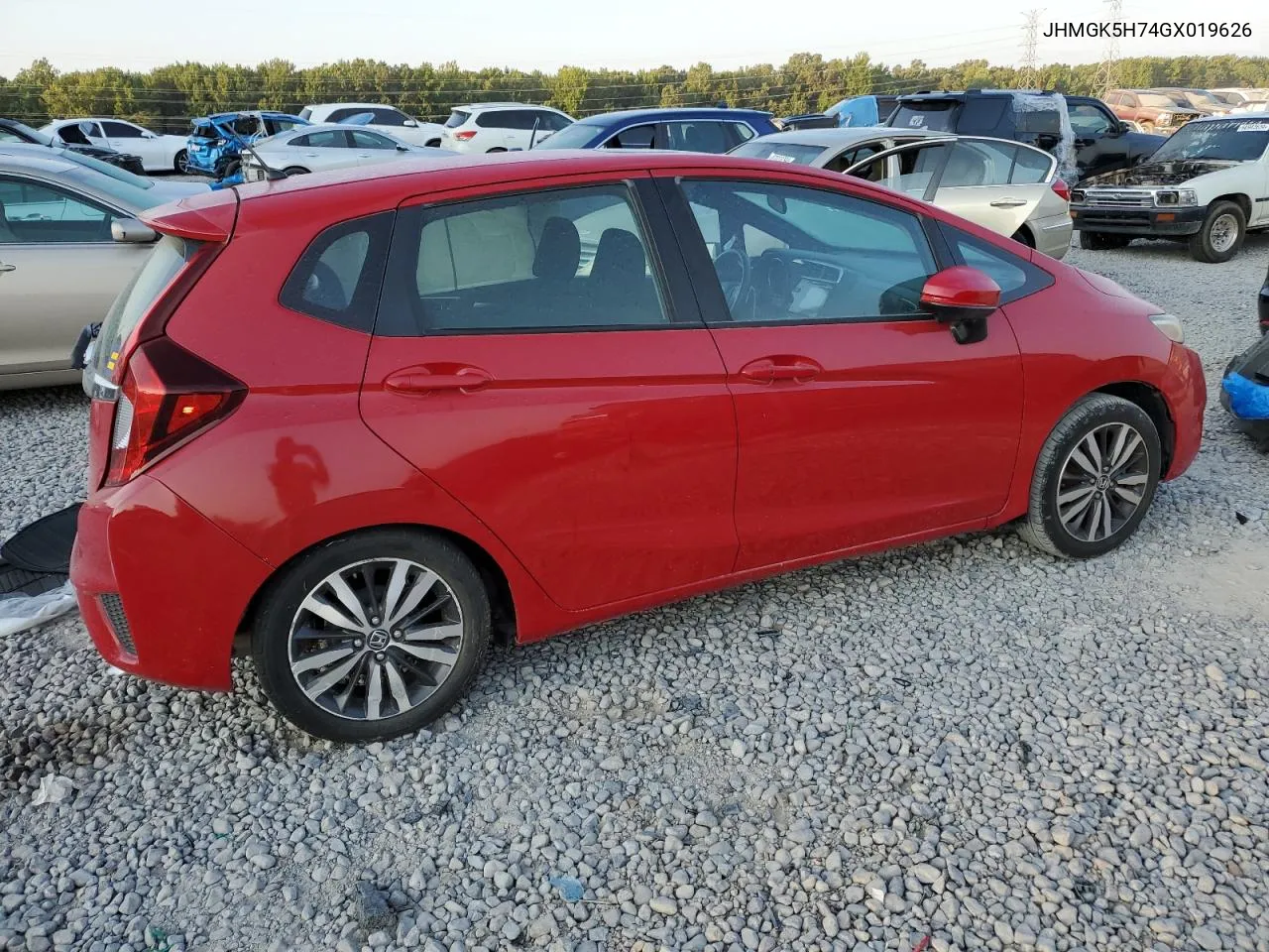 JHMGK5H74GX019626 2016 Honda Fit Ex