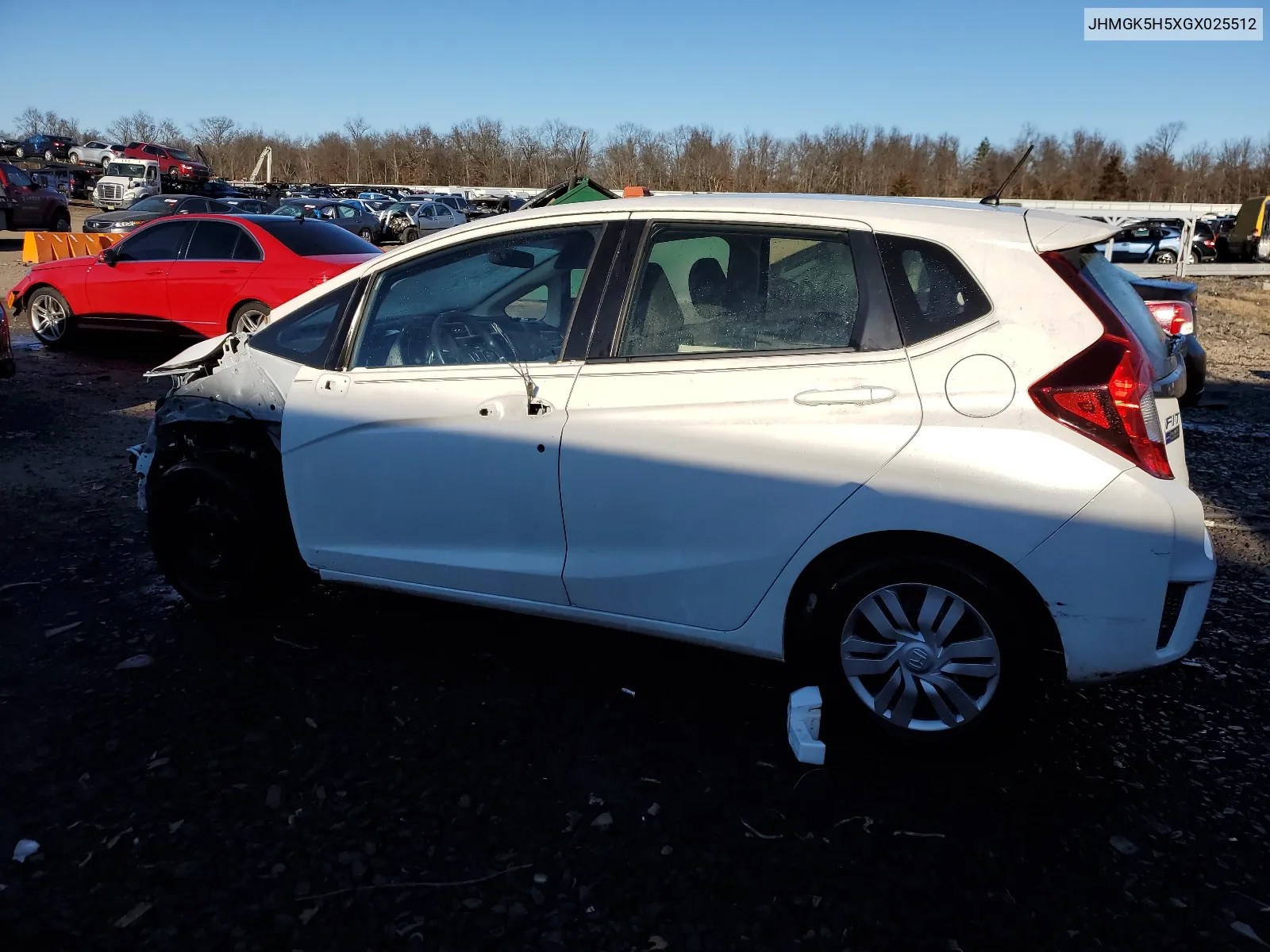 2016 Honda Fit Lx VIN: JHMGK5H5XGX025512 Lot: 67447554